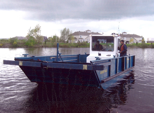 bateau remorqueur aluminium